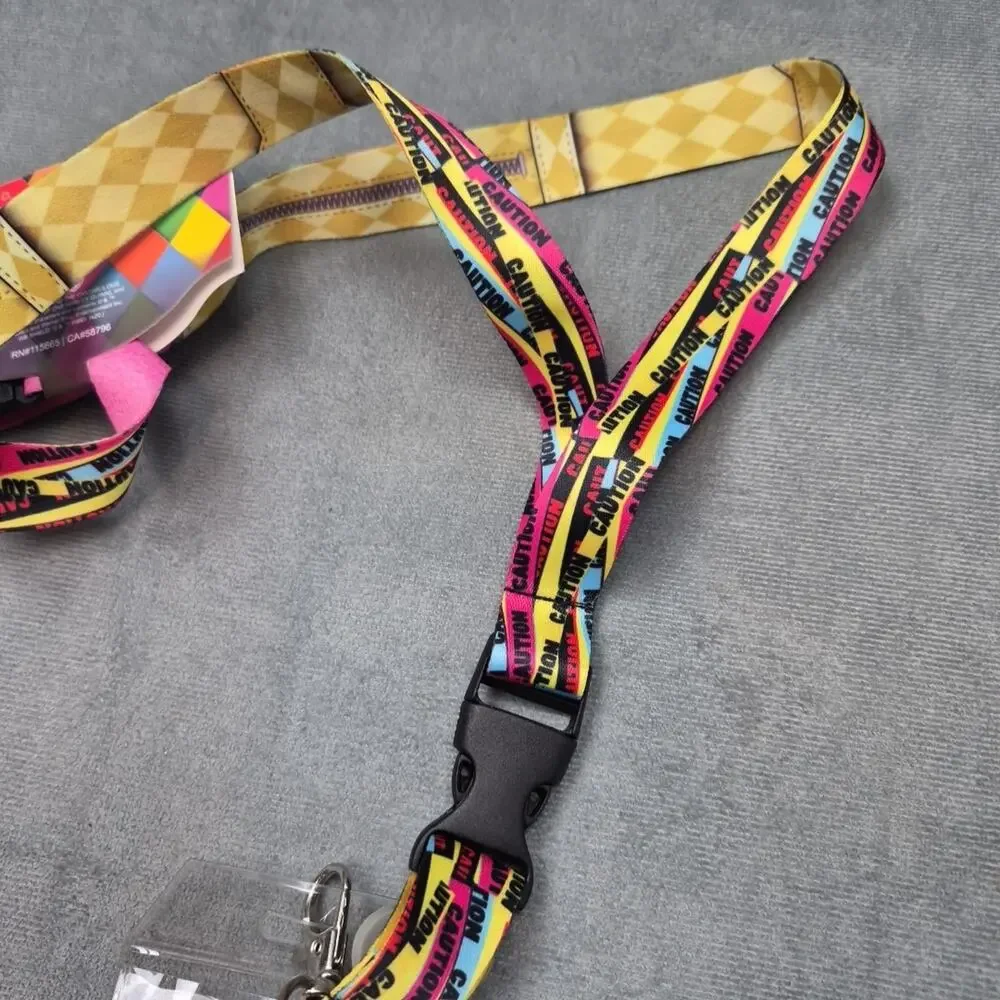 Birds Of Prey Harley Quinn ID Lanyard Badge Holder With Collectible Sticker